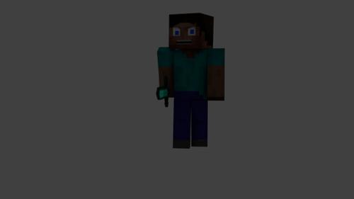 Rigged Minecraft Chatachter preview image
